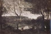 Jean Baptiste Camille  Corot Ville-d'Avray (mk11) Sweden oil painting artist